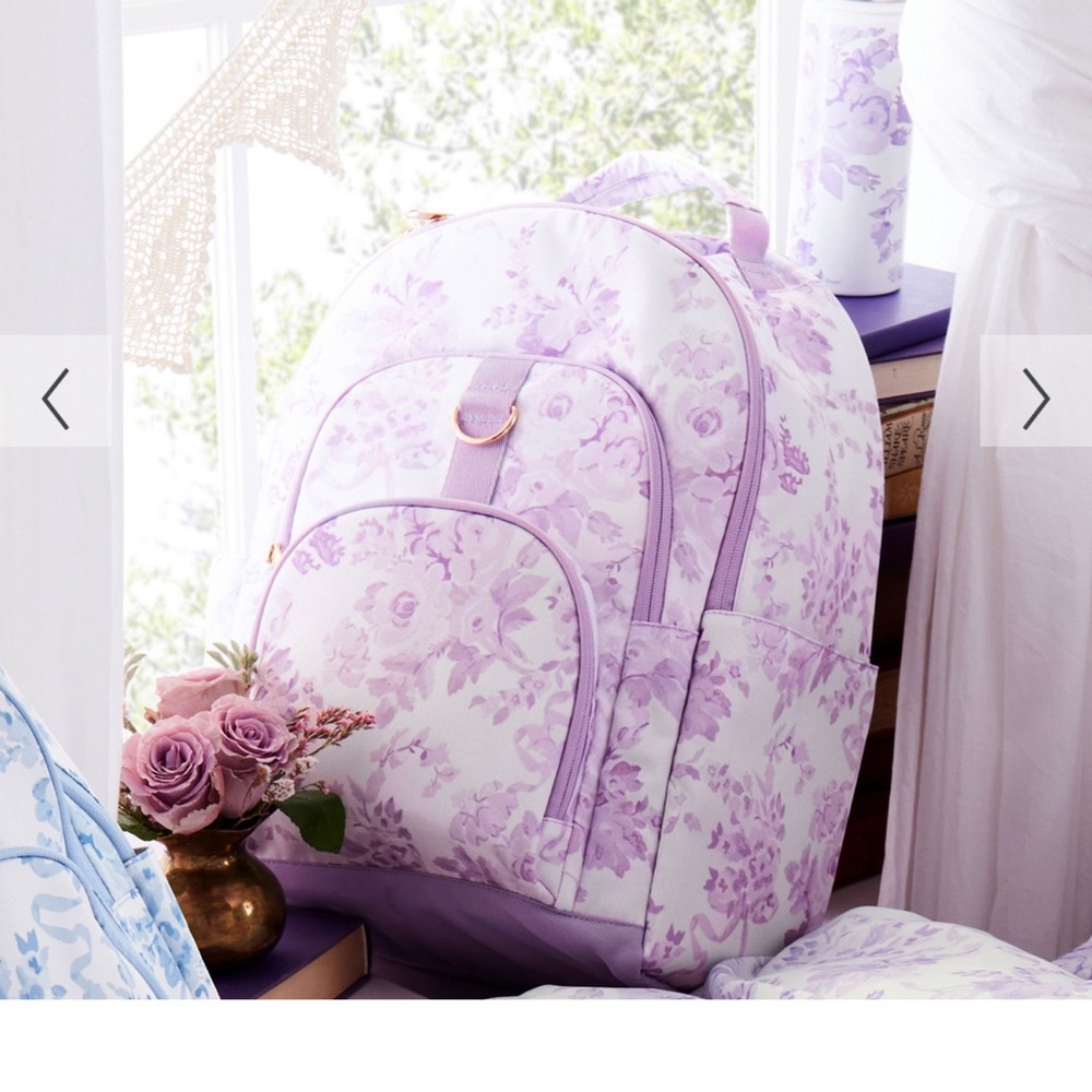 Floral Lavender Backpack